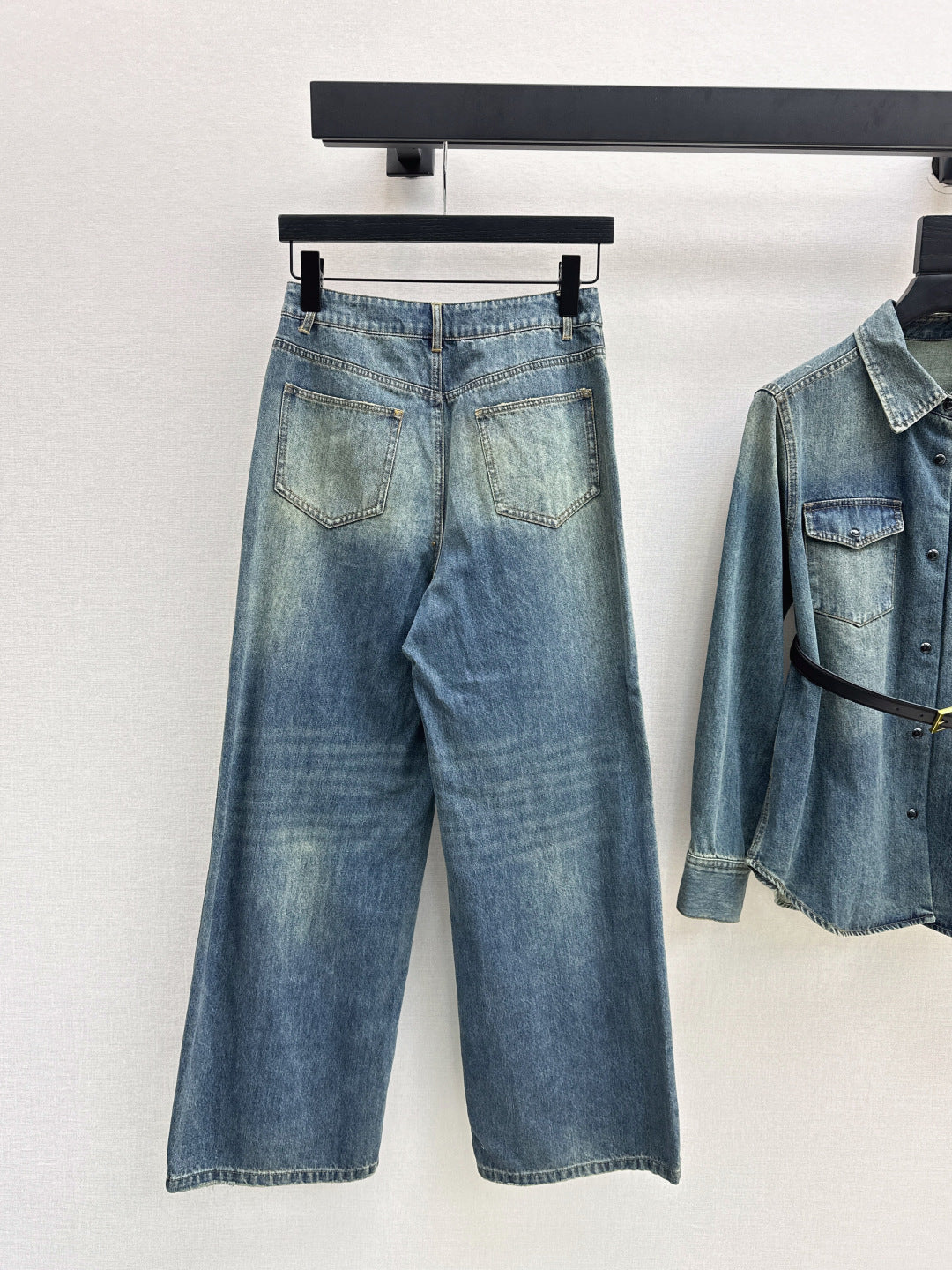 Saint 25fw denim suit
