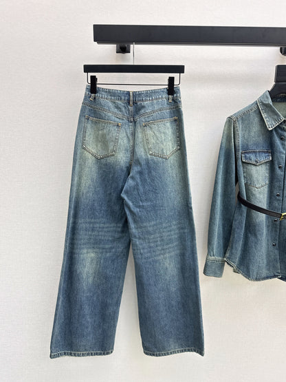 Saint 25fw denim suit