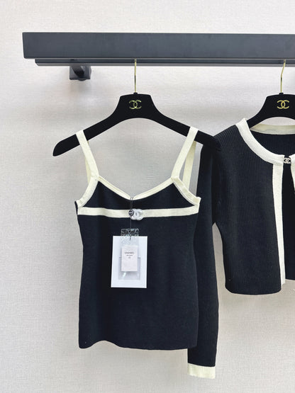 Chan 25fw knitted set