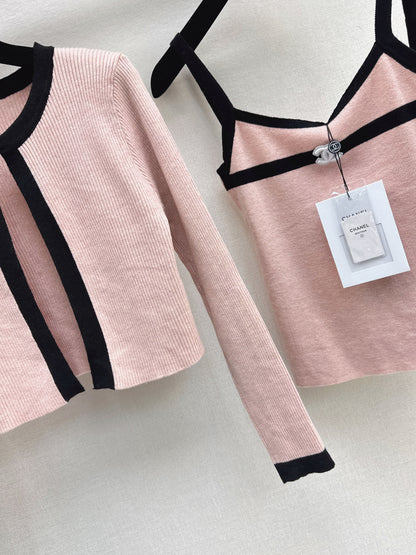 Chan 25fw knitted set