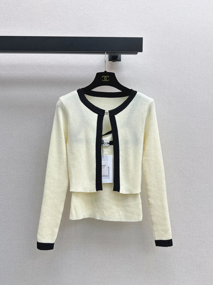 Chan 25fw knitted set