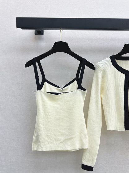 Chan 25fw knitted set