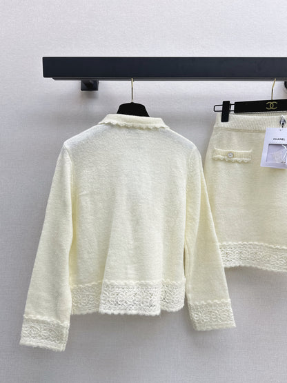 Chan 25fw knitted suit