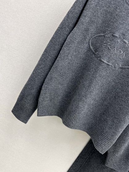 Pra 25fw knitted suit