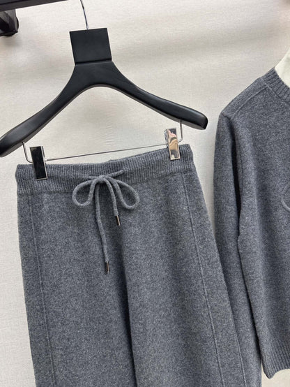 Pra 25fw knitted suit