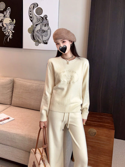 Pra 25fw knitted suit