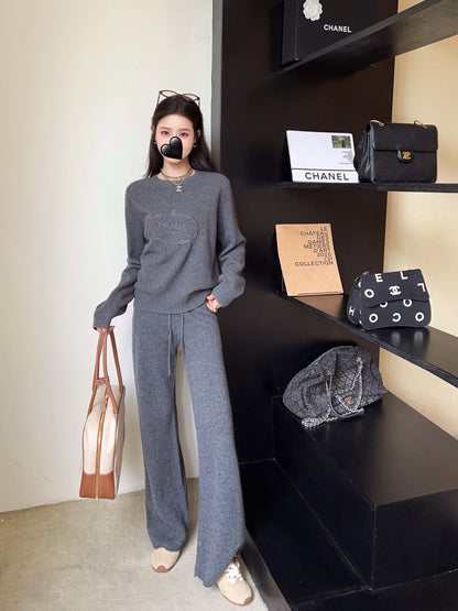 Pra 25fw knitted suit