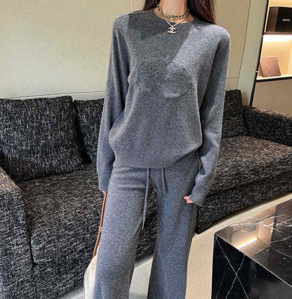 Pra 25fw knitted suit
