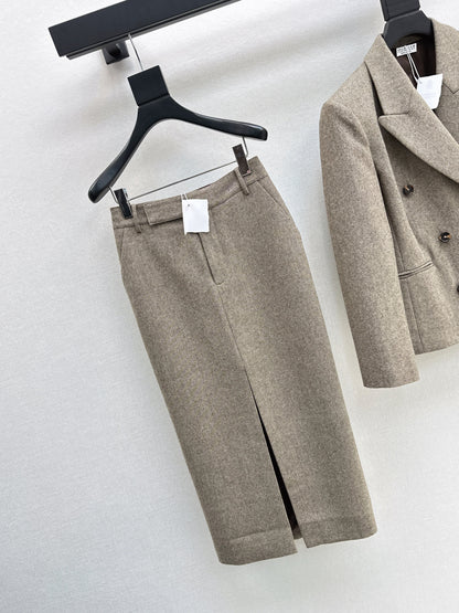 Brune 25fw slit skirt