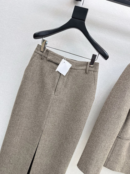 Brune 25fw slit skirt