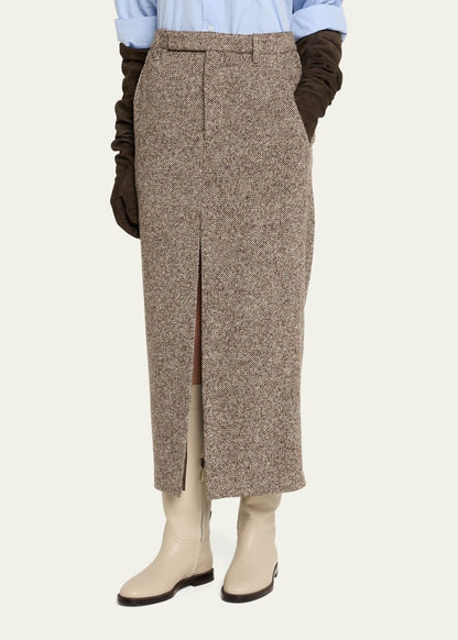 Brune 25fw slit skirt
