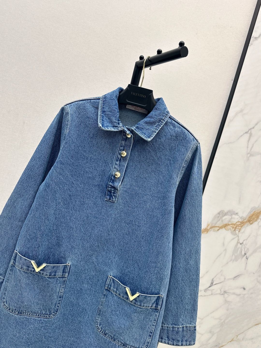Valen 25fw denim dress