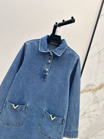 Valen 25fw denim dress