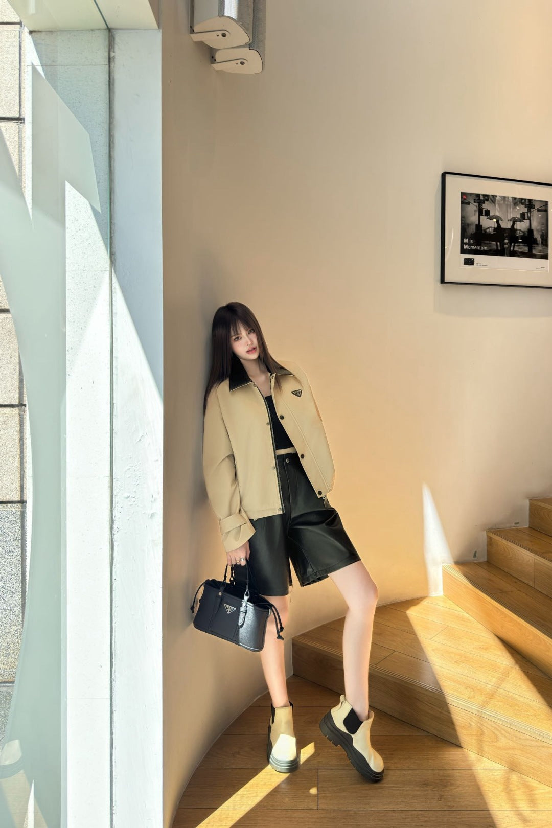 Pra 25fw lapel jacket