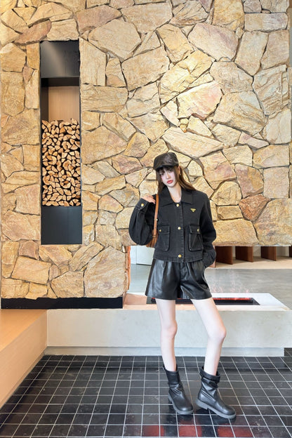 Pra 25fw lapel jacket