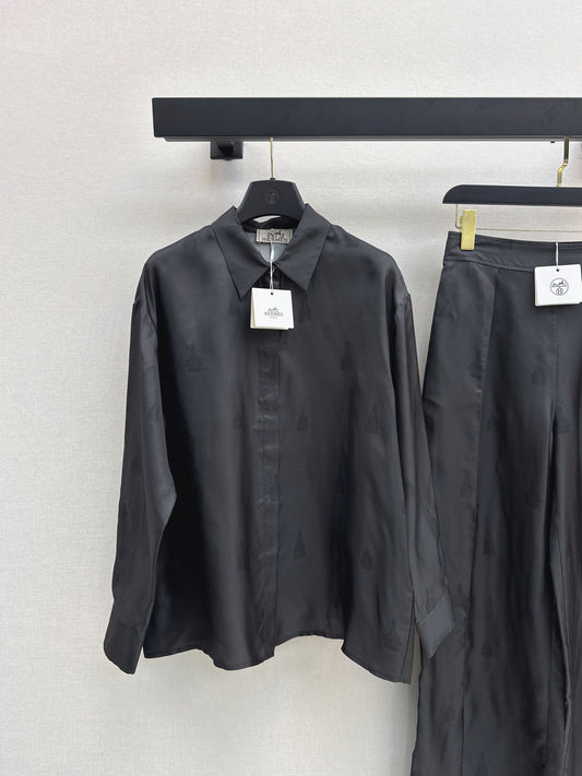 Herm 25fw silk shirt