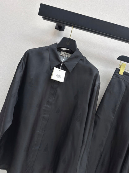 Herm 25fw silk shirt