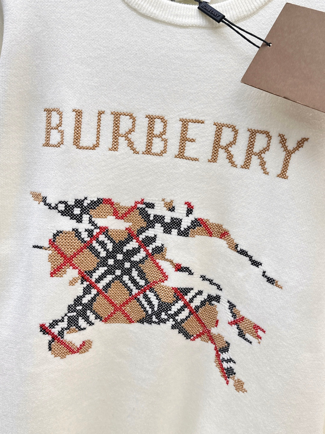 Bur 25fw jacquard sweatshirt