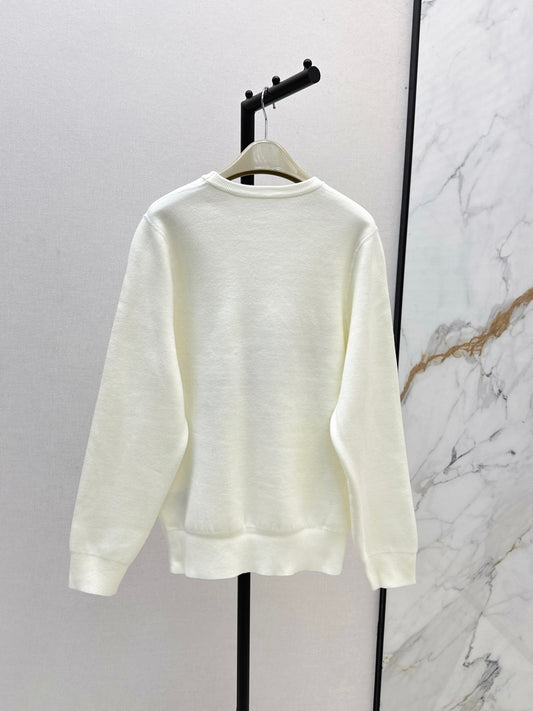 Bur 25fw jacquard sweatshirt