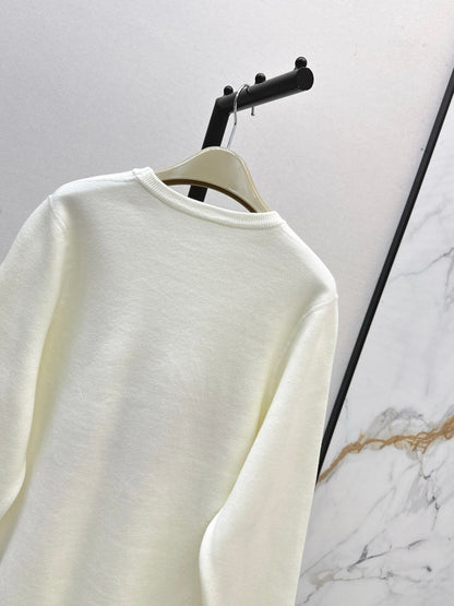 Bur 25fw jacquard sweatshirt
