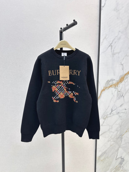 Bur 25fw jacquard sweatshirt