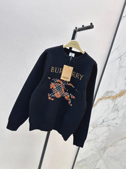 Bur 25fw jacquard sweatshirt