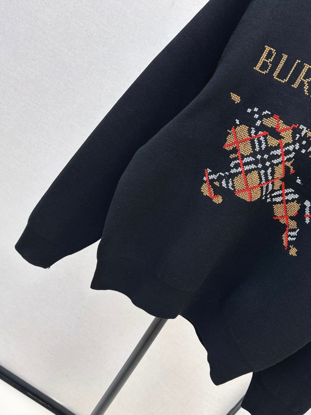 Bur 25fw jacquard sweatshirt