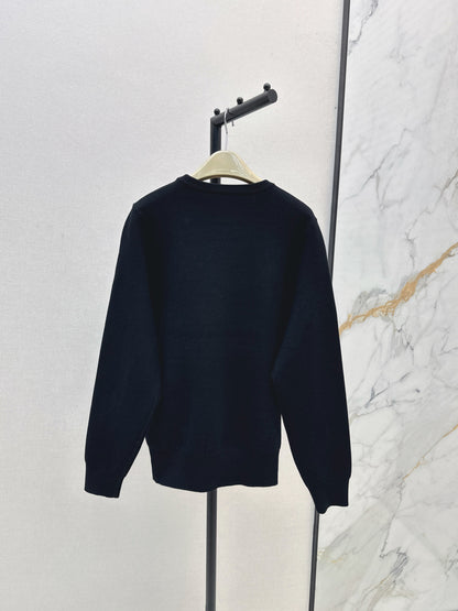Bur 25fw jacquard sweatshirt