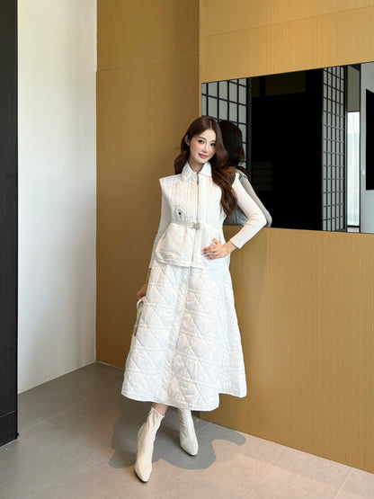 CD 25fw padded skirt
