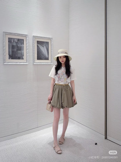 CD 25fw pleated skirt