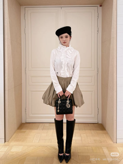 CD 25fw pleated skirt