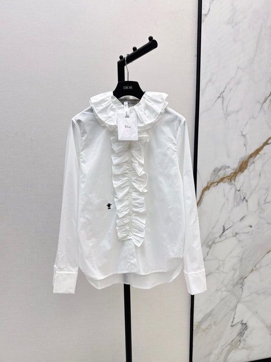 CD 25fw ruffle shirt