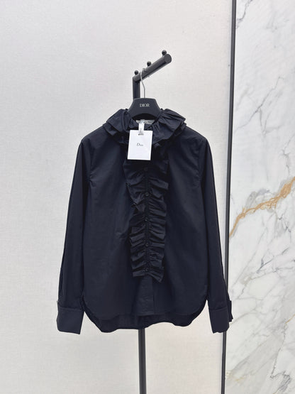 CD 25fw ruffle shirt