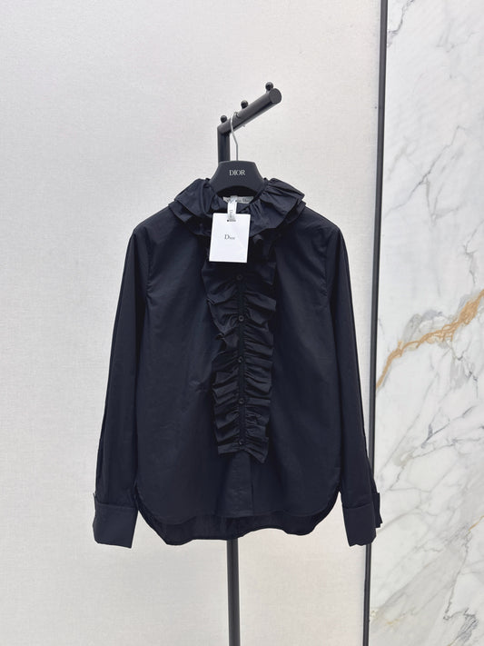 CD 25fw ruffle shirt