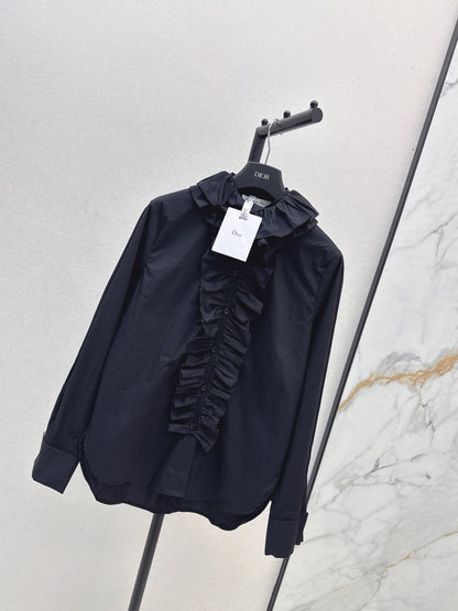 CD 25fw ruffle shirt