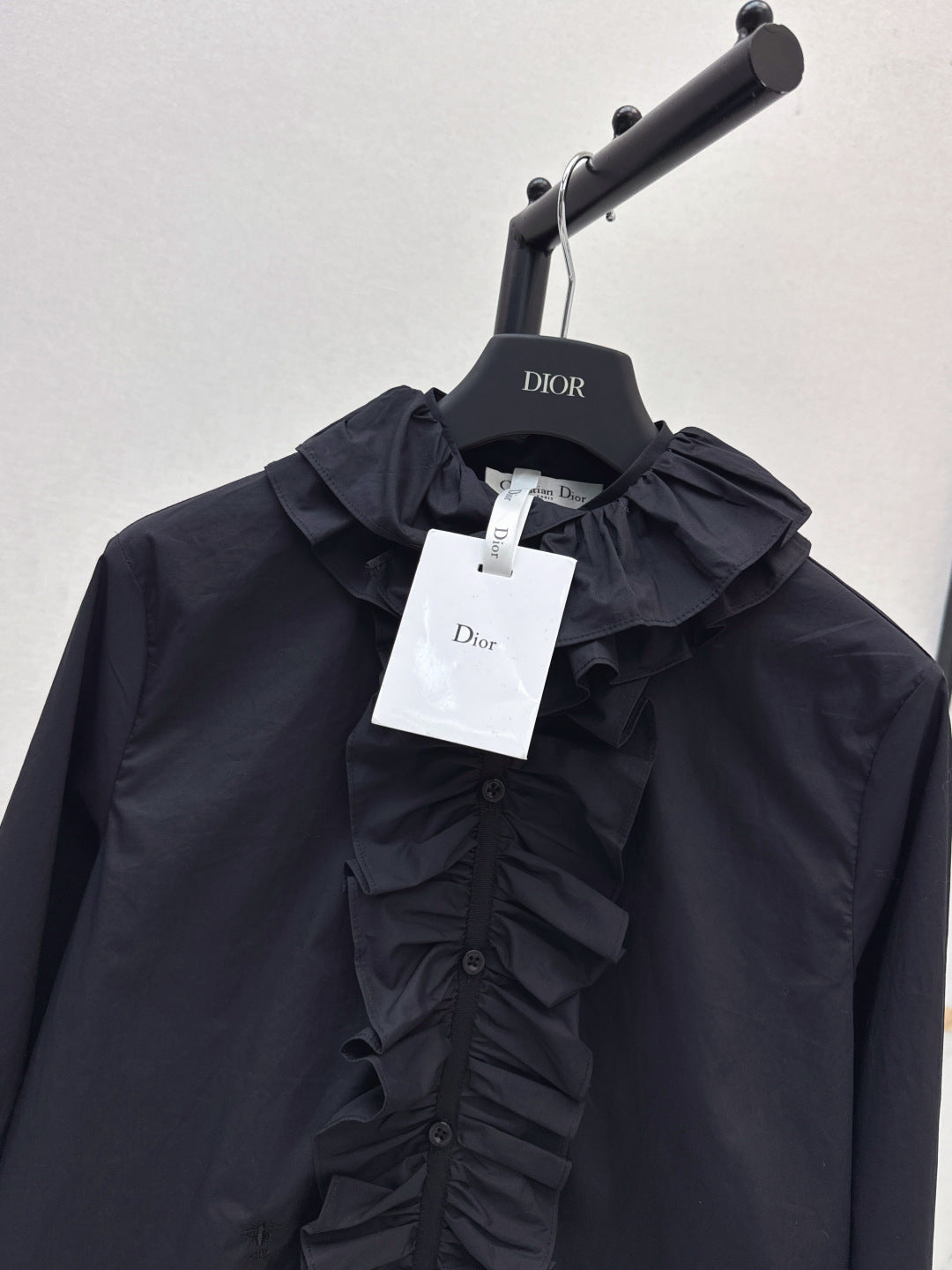 CD 25fw ruffle shirt