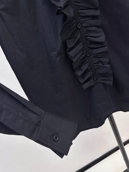 CD 25fw ruffle shirt
