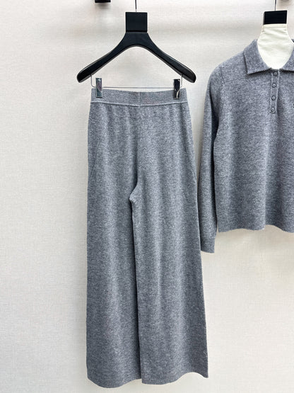 Chan 25fw knitted suit