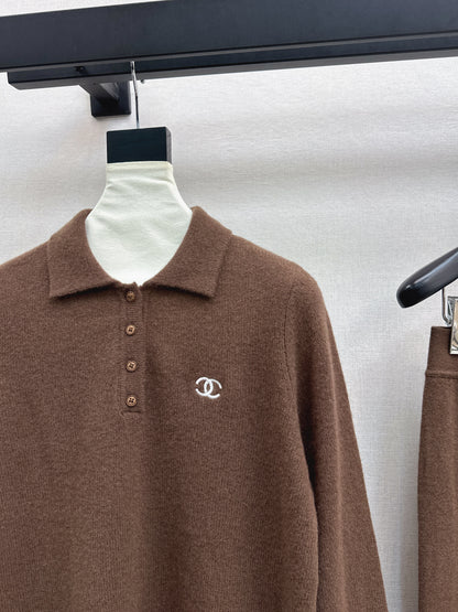 Chan 25fw knitted suit
