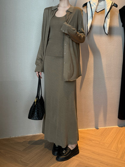 Max 25fw knitted suit