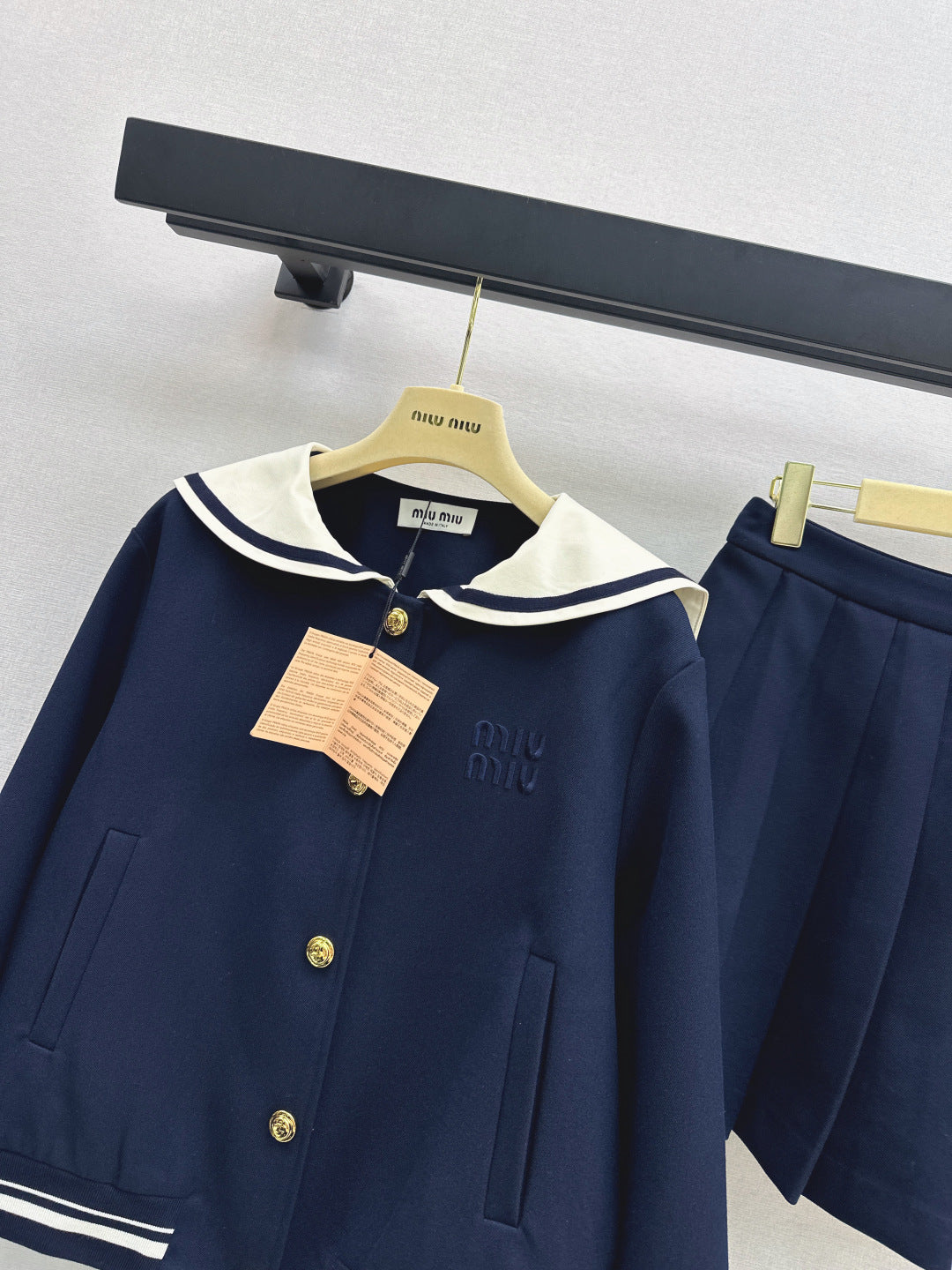Miu 25fw navy suit