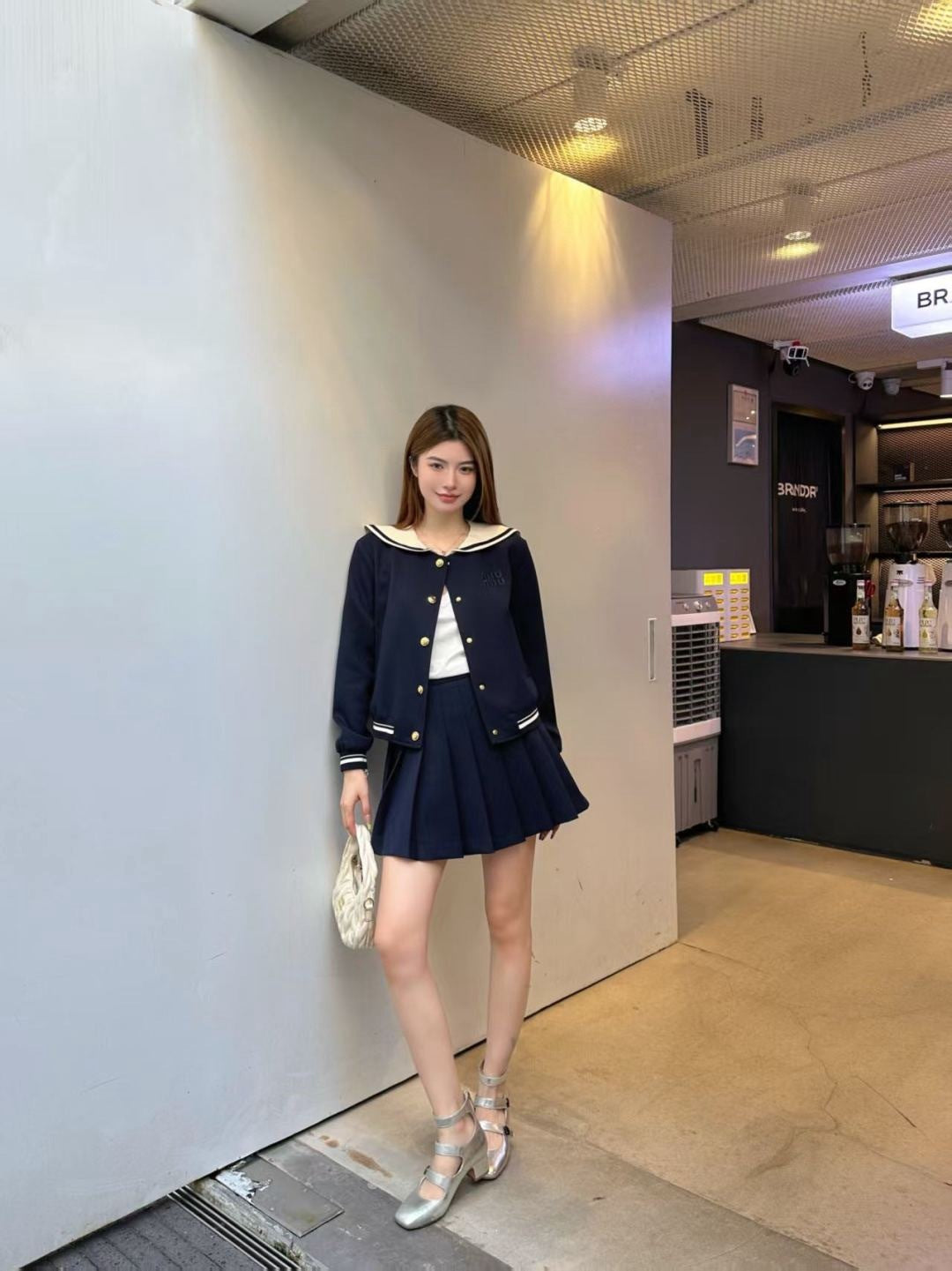 Miu 25fw navy suit