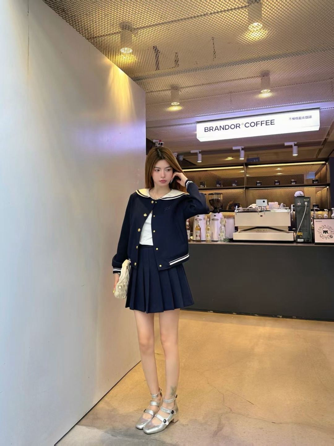 Miu 25fw navy suit