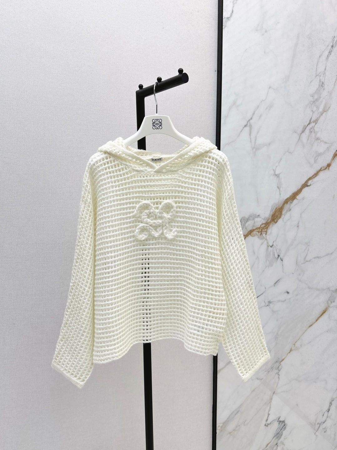 Loe 25fw hollow hoodie