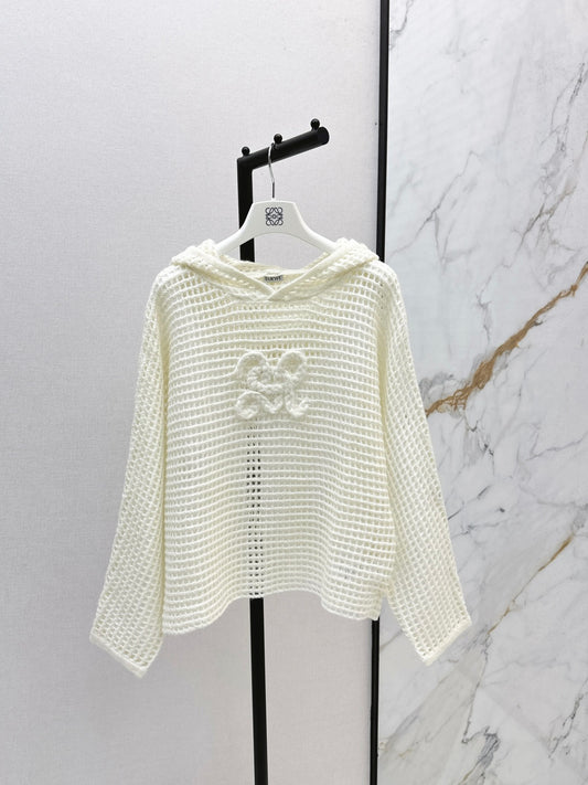Loe 25fw hollow hoodie