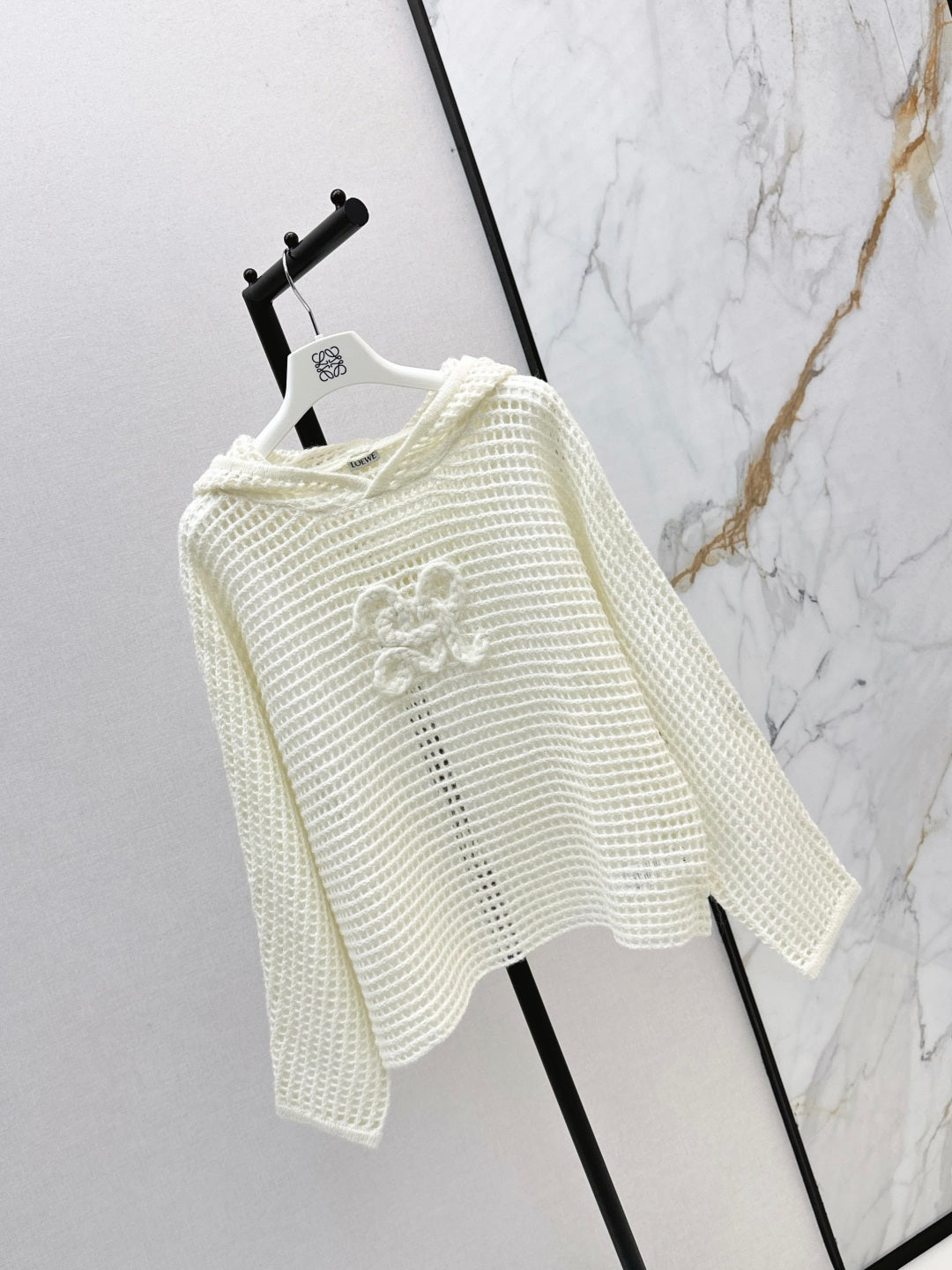 Loe 25fw hollow hoodie