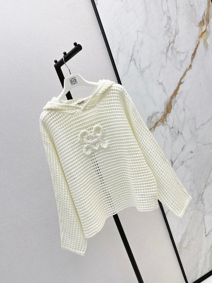 Loe 25fw hollow hoodie