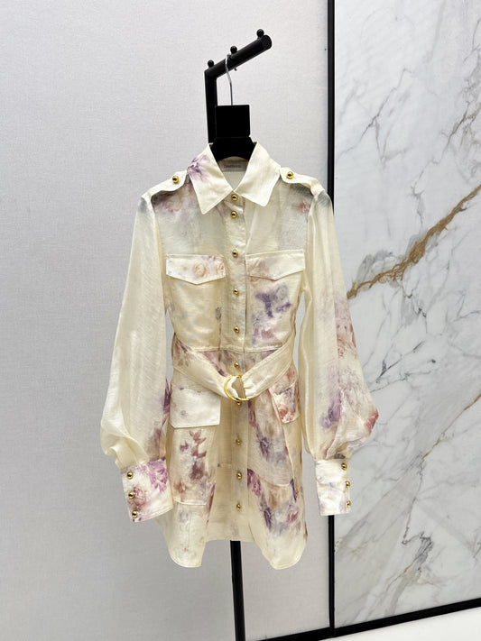 Zimm 25fw shirt dress