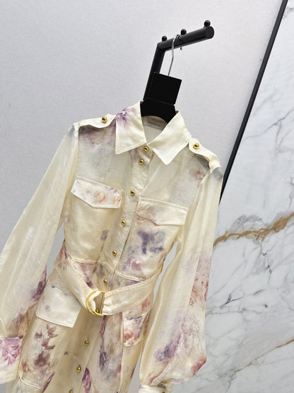 Zimm 25fw shirt dress