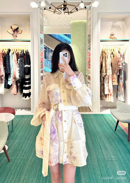 Zimm 25fw shirt dress